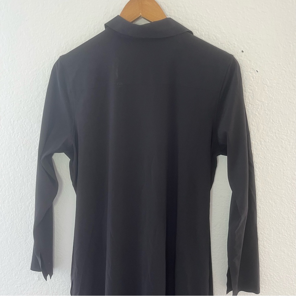 ATHLETA Urbanite Dress Black #846038 Casual Shirt Style Missing BELT Size S/P - Picture 15 of 16